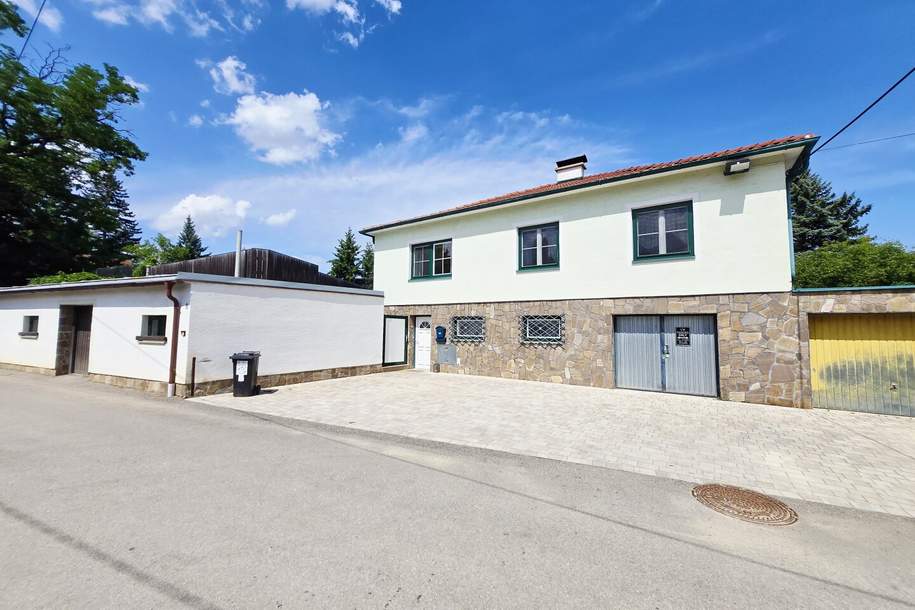 Familienidylle! Gepflegtes Wohnhaus mit tollem Garten, Presshaus und Nebengebäude – 4 Zimmer &amp; top Küche - nur wenige Minuten zum Bahnhof!, Haus-kauf, 485.000,€, 2020 Hollabrunn