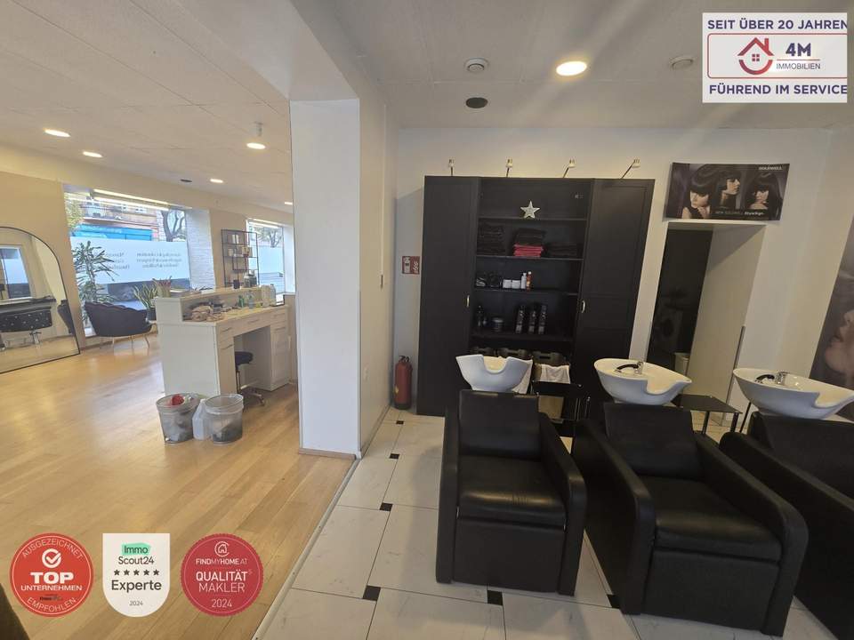 Moderner Beauty- &amp; Friseursalon mit großem Potenzial