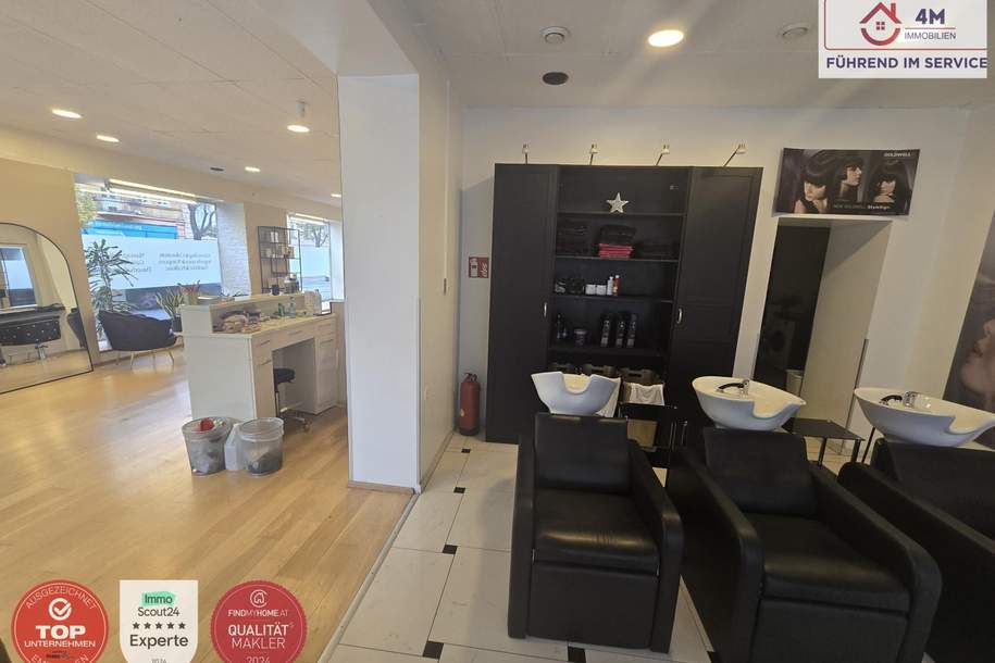 Moderner Beauty- & Friseursalon mit großem Potenzial, Gewerbeobjekt-miete, 2.982,00,€, 1150 Wien 15., Rudolfsheim-Fünfhaus