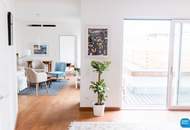 Komplett möblierte Dachgeschosswohnung mit Terrasse