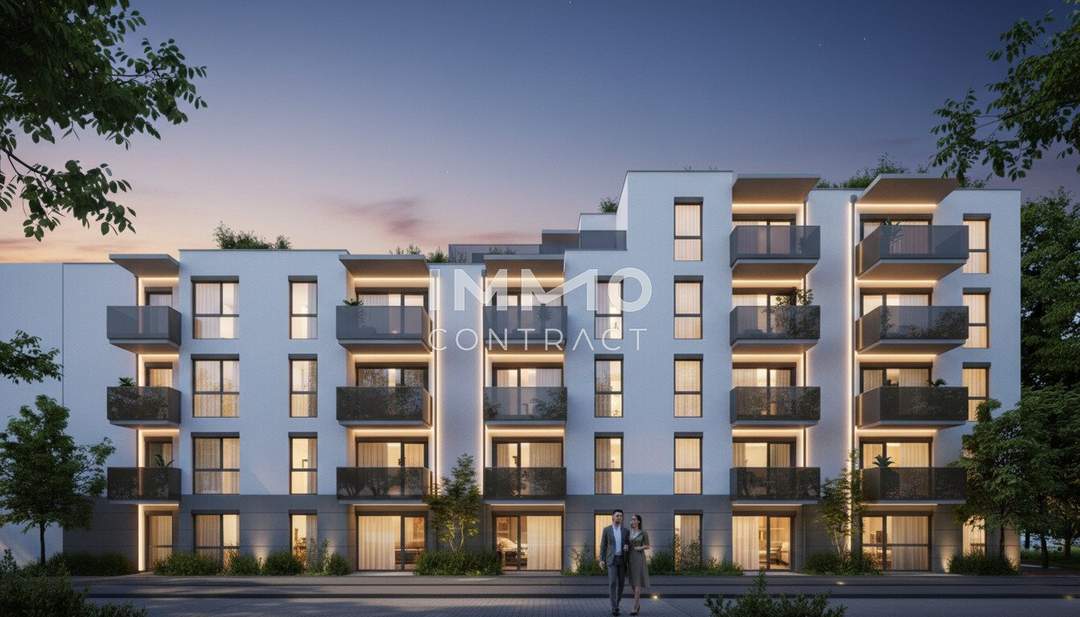 DONAU·ECK: Stilvolle 2-Zimmer-Wohnung mit Freifläche – provisionsfreier Erstbezug nahe Alte Donau