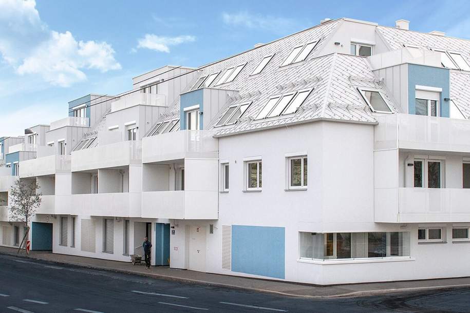 2-Zimmer-Neubauwohnung mit Dachschräge inkl. Küche, Dachterrasse und Kellerabteil /HS28 Top 2-261, Wohnung-miete, 729,01,€, 1100 Wien 10., Favoriten