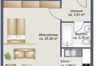 39 m² Garconniere in Hainfeld