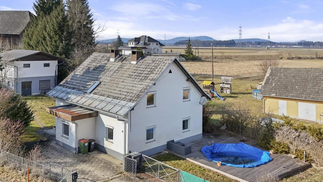 Gemütliches, teilsaniertes Einfamilienhaus in ruhiger Lage in Grafenstein