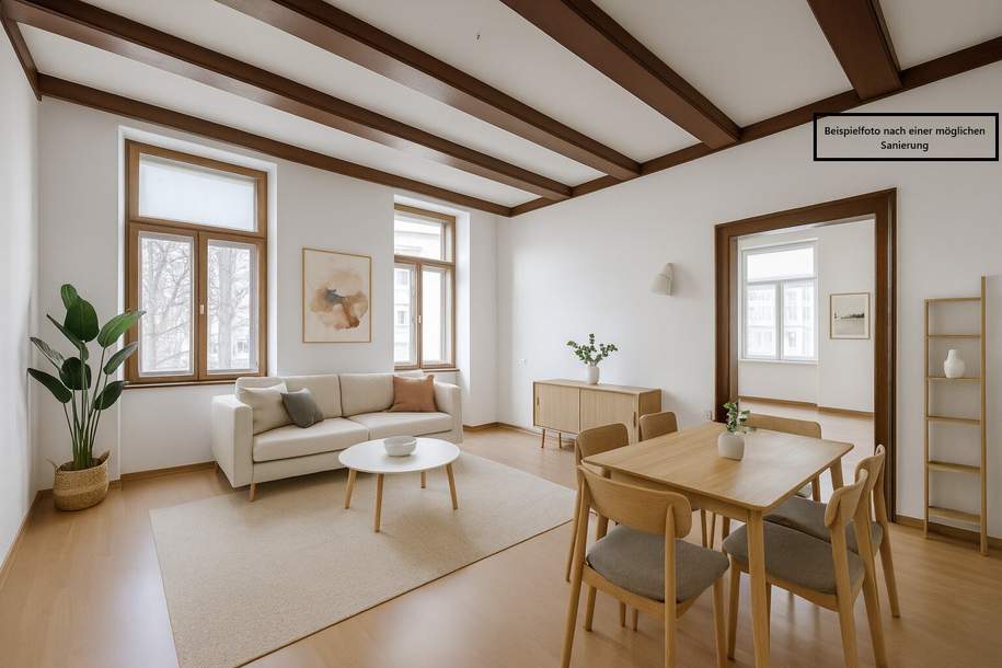 ++NEU++ Altbauklassiker: 3-Zimmer Wohnung mit großem Sanierungspotenzial, Wohnung-kauf, 198.900,€, 1140 Wien 14., Penzing