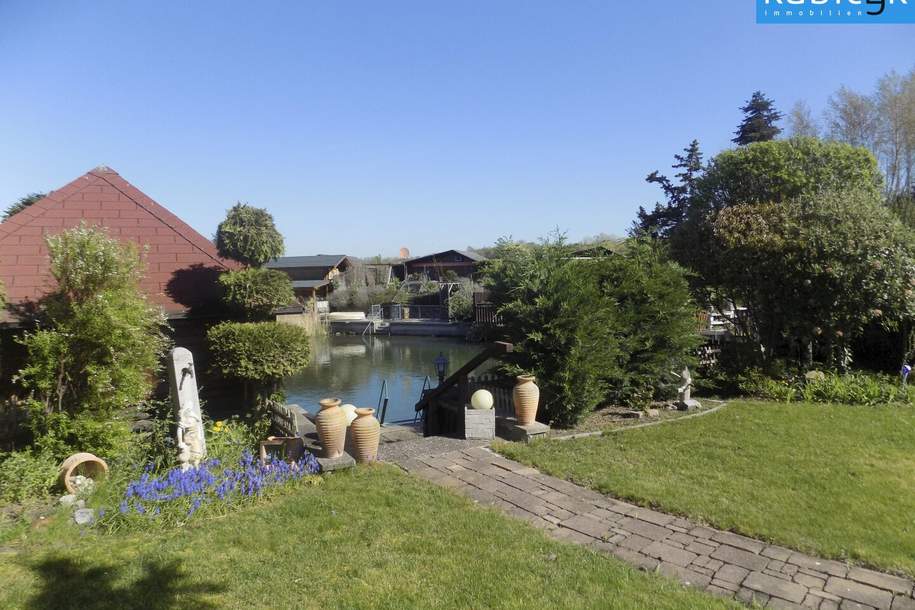 Gepflegte Seeliegenschaft auf Pachtgrund - Nähe Gänserndorf, Haus-kauf, 140.000,€, 2295 Gänserndorf