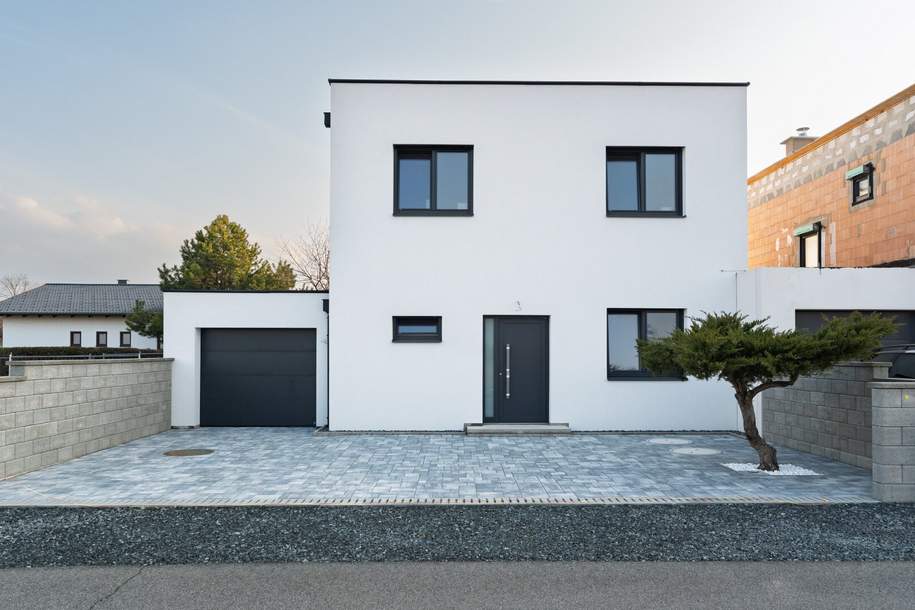 *NEUER PREIS* Lichtdurchfluteter Erstbezug in Theresienfeld - Garten und Garage inklusive !, Haus-kauf, 549.000,€, 2604 Wiener Neustadt(Land)