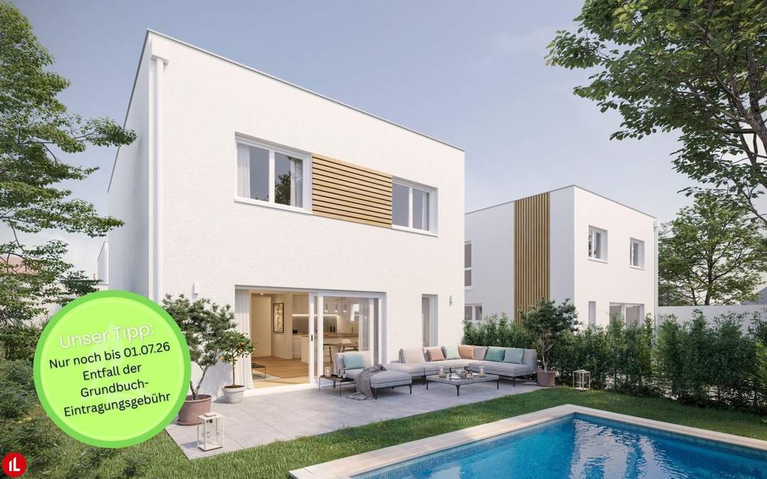 Neubau Einfamilienhaus bei Gramatneusiedl – modernes Wohnen mit Garten nahe Wien