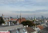 Erstbezug! Dachgeschosswohnung mit 44 m² großer Dachterrasse in bester Lage - Nähe Kutschkermarkt