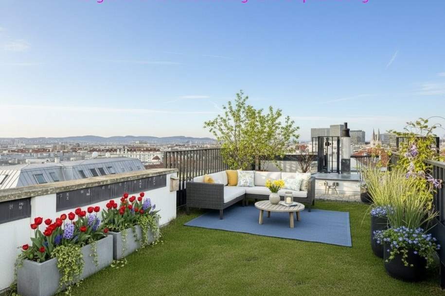 Dachterrasse mit sensationellem 360 Grad Rundumblick!, Wohnung-kauf, 639.000,€, 1100 Wien 10., Favoriten