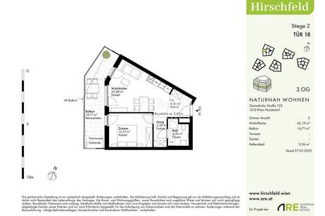 Investieren statt träumen! 2 Zimmer Erstbezug und provisionsfrei: Gerasdorfer Straße, Wohnung-kauf, 270.000,€, 1210 Wien 22., Donaustadt
