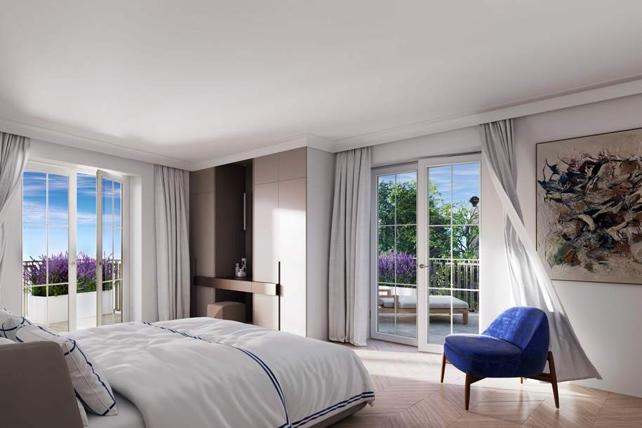 Penthouse with rooftop terrace: Palais & Villa - Ein Wohnjuwel der Extraklasse inkl. Pool, Wohnung-kauf, 1190 Wien 19., Döbling