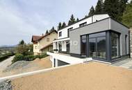 Modernes Griffner-Architektenhaus mit Burgblick