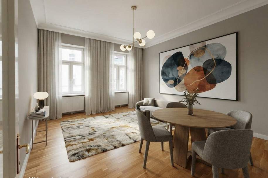 Sonnige Altbauwohnung in begehrter Wohnlage!, Wohnung-kauf, 297.000,€, 1150 Wien 15., Rudolfsheim-Fünfhaus