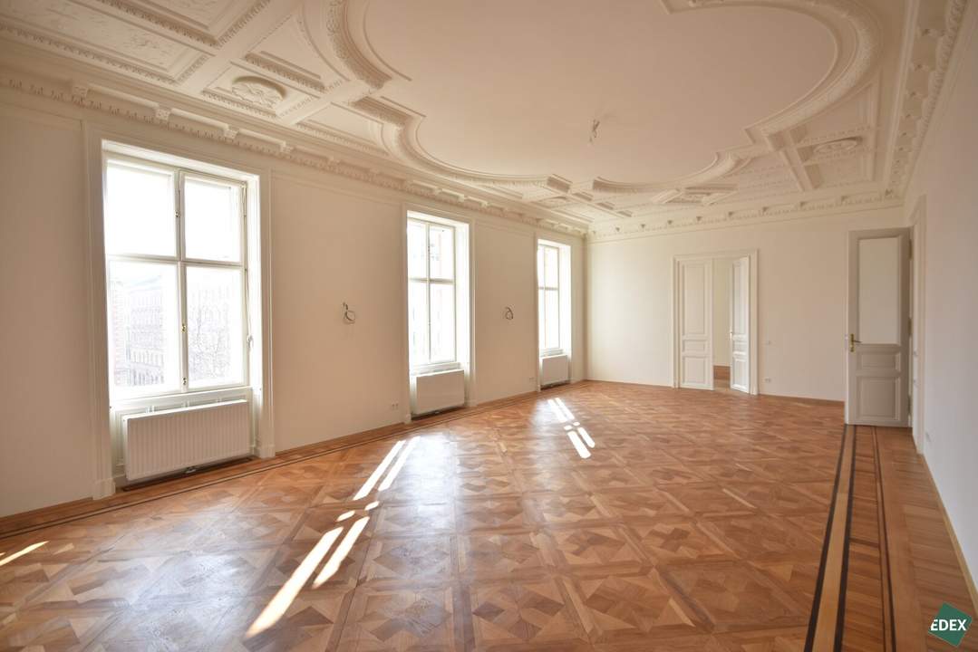 Erstbezug nach Sanierung: Traumhafte 7-Zimmer-Luxuswohnung am Schottenring