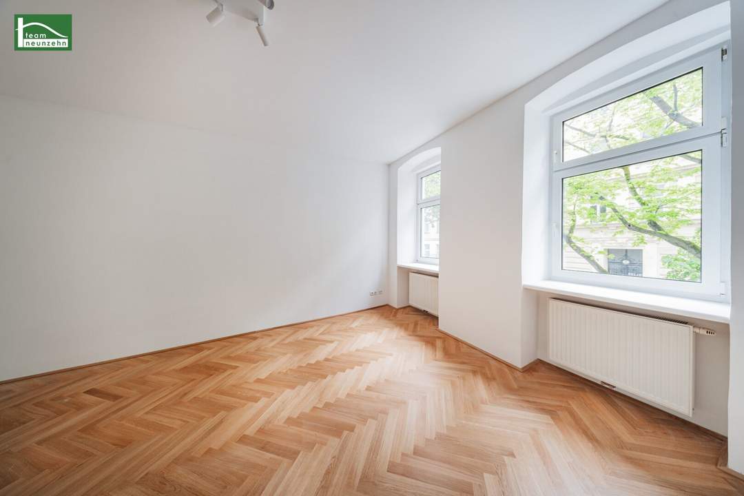 5-Zimmer-Altbauwohnung im schönen Gründerzeithaus im Stuwerviertel. Mit Balkon! Nähe Vorgartenmarkt.