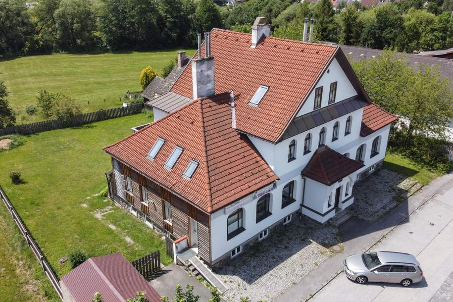 4 Wohnungen mit Nebengebäude, Haus-kauf, 360.000,€, 3900 Zwettl