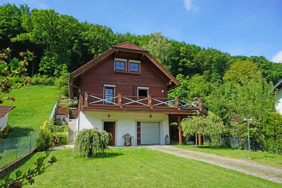Wohlfühleffekt! Gemütliches Blockhaus in idyllischer Waldrandlage in Purkersdorf, Haus-kauf, 660.000,€, 3002 Sankt Pölten(Land)