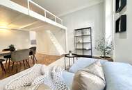 IDEALE KLEINWOHNUNG IN SCHÖNEM ALTBAU - 1,5 ZIMMER-WOHNUNG MIT EXTRA BETT-EBENE UND EINBAUKÜCHE