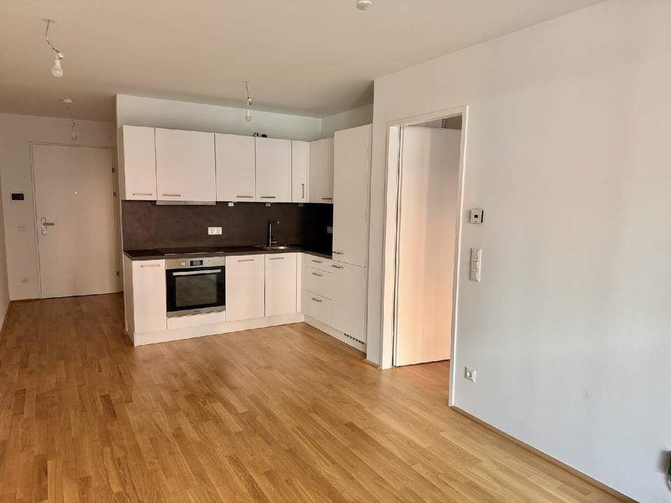 Moderne 2-Zimmer-Neubauwohnung mit Freifläche, Kellerabteil, Fitnessraum und Dachgarten