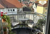 Zentrale Mietwohnung mit Balkon, Garagenstellplatz und Altstadtblick