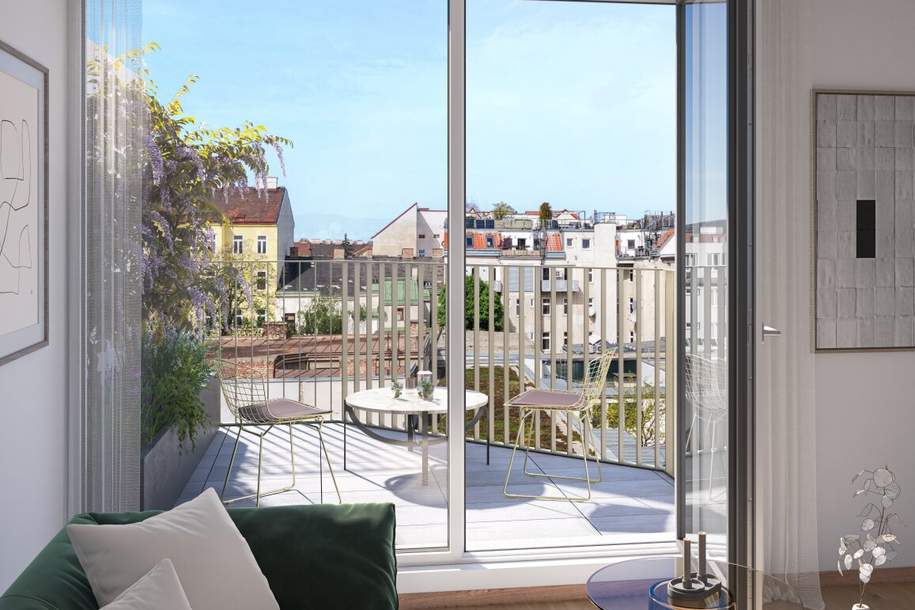 DG-ERSTBEZUG | 3-Zimmer mit hofseitiger Terrasse | Ost/West | Fernwärme | Fassadenbegrünung | TG-Stellplatz optional | Nachhaltiges Wohnbauprojekt, Wohnung-kauf, 690.100,€, 1170 Wien 17., Hernals