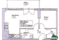 Schöne 2-Zimmer-Wohnung mit Balkon direkt an der Donau