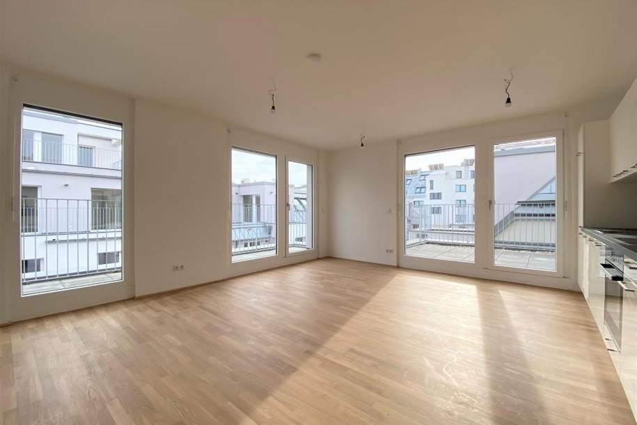 16m² Terrassenfläche!!! DG-Neubauwohnung in der Koloniestraße!!!, Wohnung-miete, 1.139,00,€, 1210 Wien 21., Floridsdorf