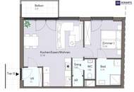*Frühjahrs-Aktion* Modern wohnen im Neubau: Lichtdurchflutete 2-Zimmer-Wohnung mit Balkon und optimaler Raumaufteilung!