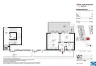 Traumhafte 2-Zimmer-Wohnung mit großzügiger Freifläche!