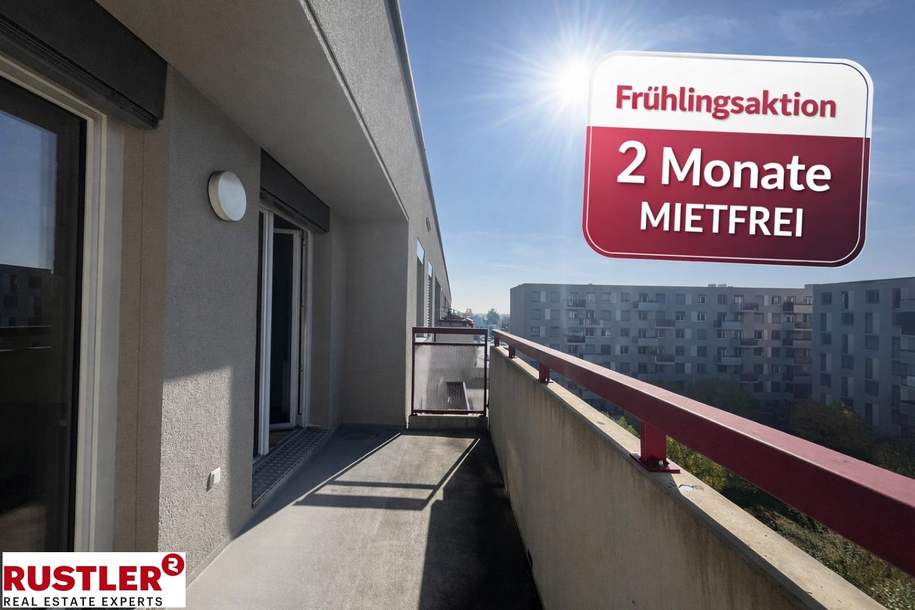 2 MONATE MIETFREI - Top-Angebot: 3-Zimmer-Wohnung mit Balkon, Wohnung-miete, 908,97,€, 8020 Graz(Stadt)