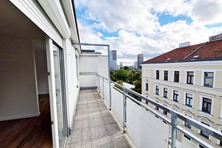 Terrassenzauber-Wohnen mit Stil und Aussicht beim Mortarapark, Wohnung-miete, 996,00,€, 1200 Wien 20., Brigittenau