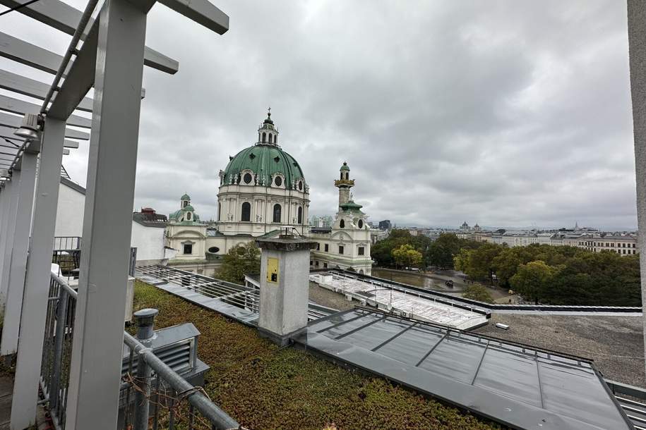 KARLSPLATZ IS CALLING: ruhige 2-Zimmer-Wohnung mit Gemeinschaftsdachterrasse!, Wohnung-miete, 1.942,40,€, 1040 Wien 4., Wieden