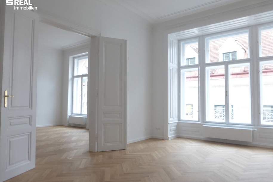 Nahe Stephansplatz - ERSTBEZUG ab 15.1.2026 - erstklassig sanierte Altbauwohnung mit kleiner Loggia im Jahrhundertwendehaus, Wohnung-miete, 3.002,85,€, 1010 Wien 1., Innere Stadt