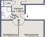 Ruhig gelegene 3-Zimmer-Wohnung in zentraler Lage