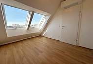 ERSTBEZUG, DACHGESCHOSS, klimatisierte 82 m2 Neubau mit Balkon, Wohnküche, 2 Zimmer, Wannenbad, Parketten, Augarten