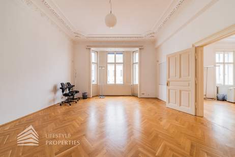 Großzügiges 4-Zimmer Altbau-Büro Nähe Sigmund Freud Park, Gewerbeobjekt-miete, 2.013,42,€, 1090 Wien 9., Alsergrund