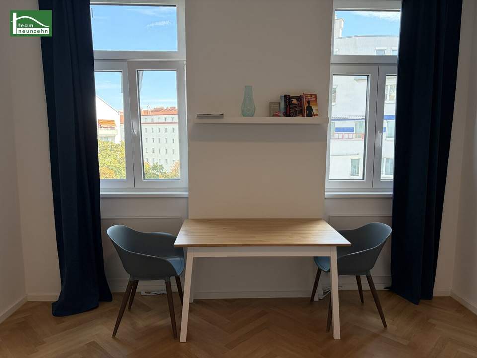 Saniert & vollmöbliert! Charmantes befristet vermietetes Altbauapartment mit sehr guter Rendite. Beim Döblinger Steg & Donaukanal.