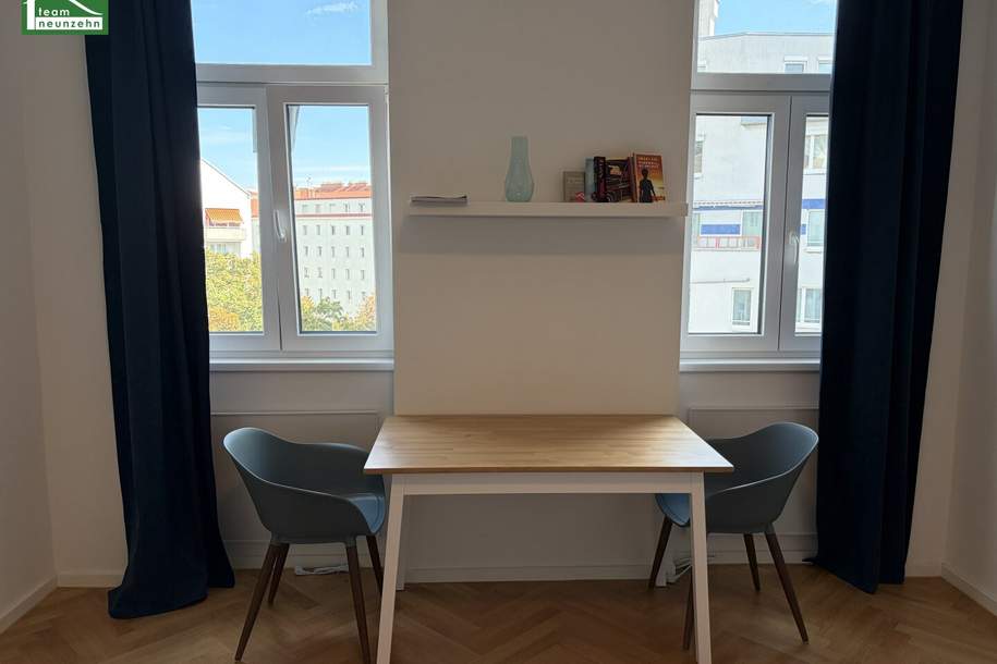 Saniert &amp; vollmöbliert! Charmantes befristet vermietetes Altbauapartment mit sehr guter Rendite. Beim Döblinger Steg &amp; Donaukanal., Wohnung-kauf, 169.000,€, 1200 Wien 20., Brigittenau