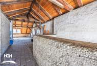 2325 Himberg Großes Grundstück mit heller beheizter HALLE, Außenfläche und bestandsfreiem Mehrparteienhaus mitten in Himberg