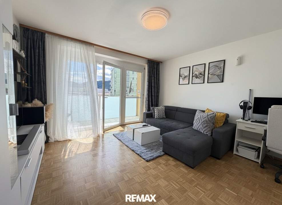 Vermietete helle 3-Zimmer-Wohnung mit zwei Loggien & schönem Ausblick | Ruhige Lage in Graz-Lend