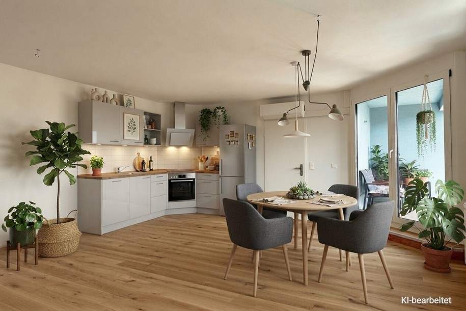 Tolle Raumaufteilung und keine Schrägen: 4 Zimmer DG-Wohnung mit Terrasse, Wohnung-kauf, 498.000,€, 1200 Wien 20., Brigittenau