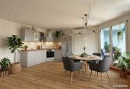 Tolle Raumaufteilung und keine Schrägen: 4 Zimmer DG-Wohnung mit Terrasse