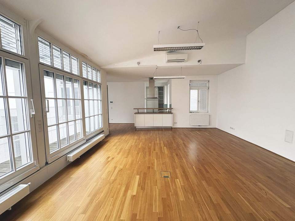 Klimatisierte Loft Wohnung mit Terrasse - Top Lage am Stubenring