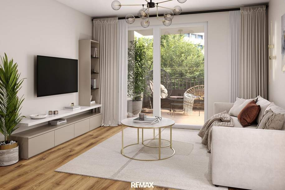 ERSTBEZUG I DACHGESCHOSS I GROSSE TERRASSE I BALKON I PROVISIONSFREI, Wohnung-kauf, 640.000,€, 1210 Wien 22., Donaustadt