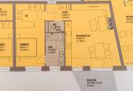 Sonnige 2-Zimmer-Wohnung mit Balkon in begehrter Lage von Klosterneuburg