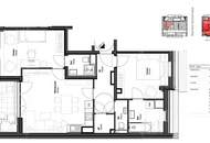 Traumhafte Dachwohnung im Neubauprojekt I 3 Zimmer I Garage