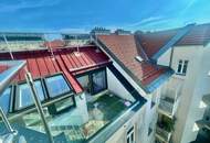 EIGENTUMSWOHNUNG - Exquisite Dachgeschoß-Wohnung mit 3-Zimmern &amp; herrlichen TERRASSEN mit sensationellen Ausblick - ERSTBEZUG - 1120 Wien-MEIDLING!