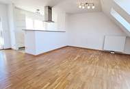 TERRASSENHIT, UNBEFRISTET, 84 m2 Dachgeschoß mit 64 m2 Terrasse, Wohnküche, 2 Zimmer, Wannenbad, Parketten, Fernblick, Holbeingasse