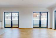 Modernes Wohnen - Weitblick im DG mit Loggia nahe Millennium City